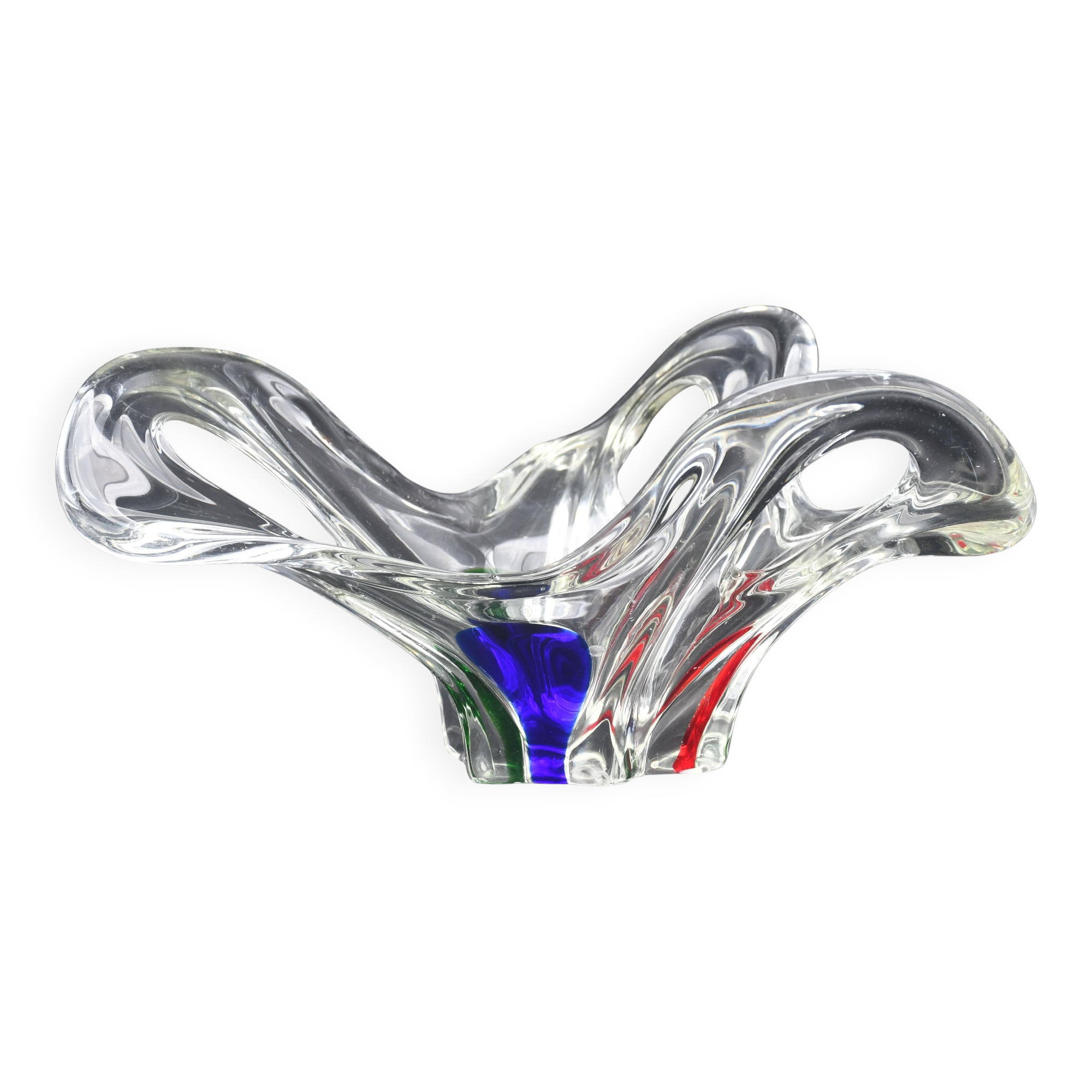 Midcentury Murano glass vase, 1970s