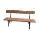 Banc de jardin en bois et fonte