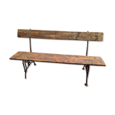 Banc de jardin en bois et fonte