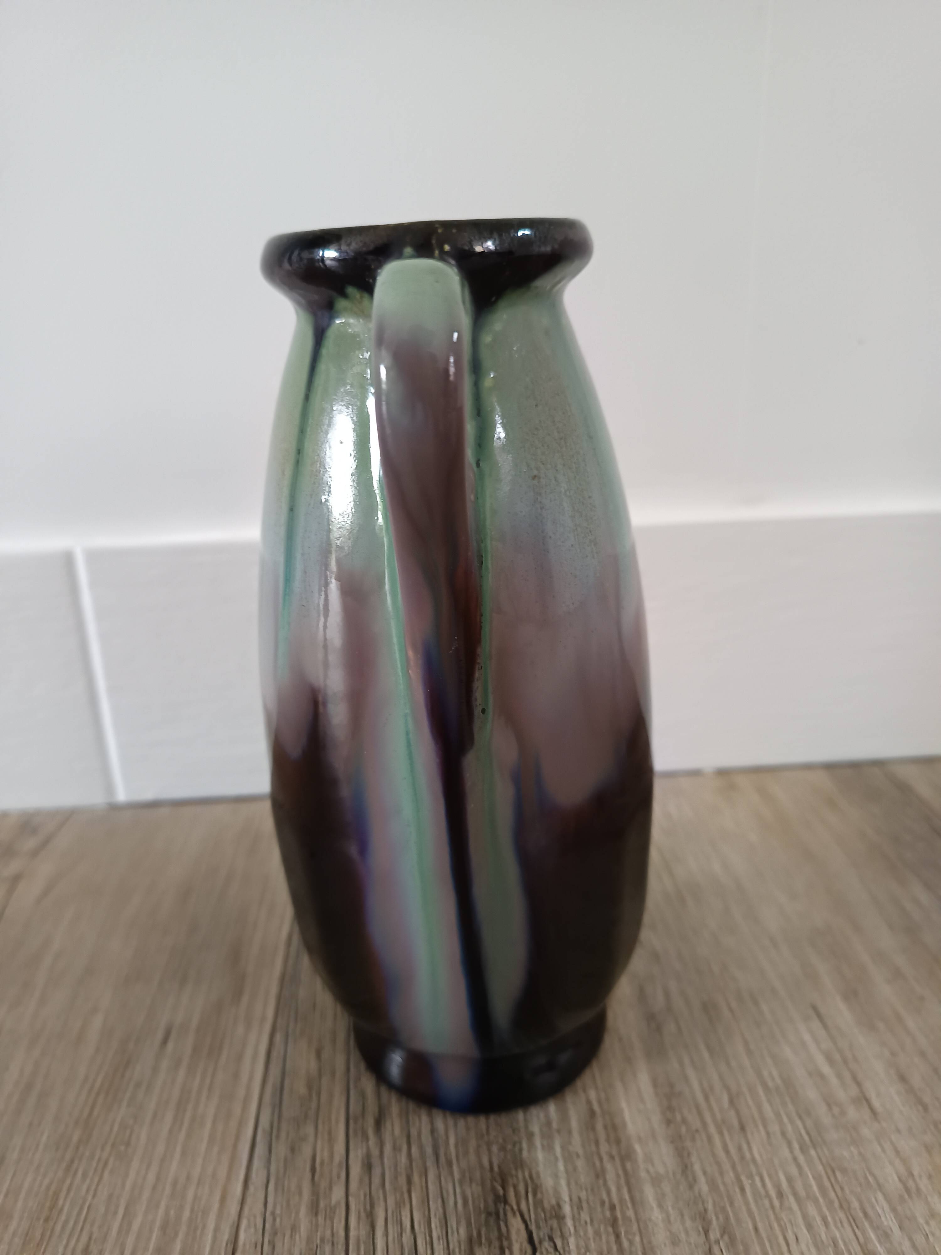 Art Deco ceramic vase no. 478 - Thulin Faience Factory