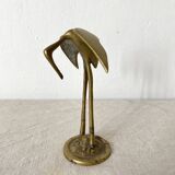 Golden brass bird