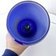 Lampe de table vintage 90's ikea design kvintant verre bleu
