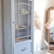 Parisian Art Deco glass cabinet