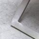 Tabouret pliant en cuir cognac et acier par Michael Christensen, années 1960.