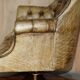 Fauteuil de directeur Chesterfield en cuir aniline