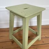 Wooden workshop stool