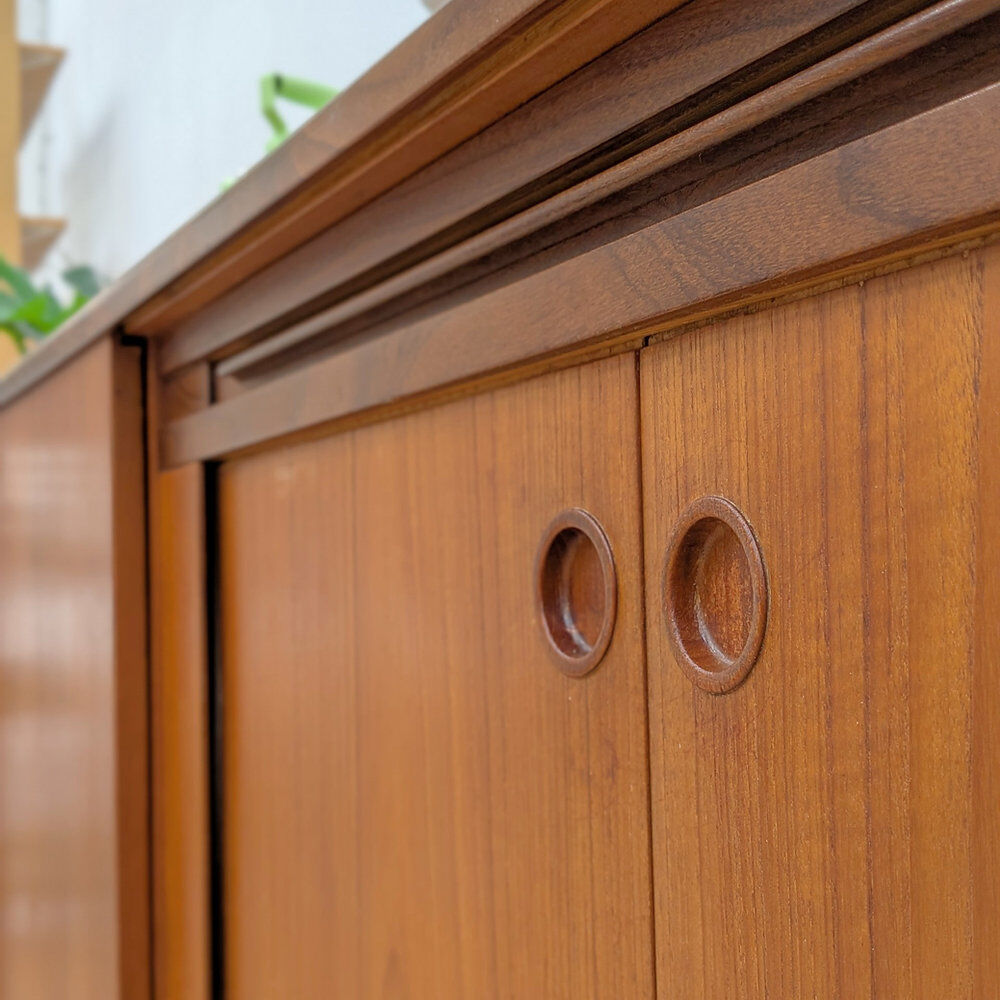 Vintage teak enfilade from the 1960s.