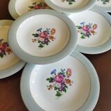 8 semi-deep plates Salins Opaceline 702