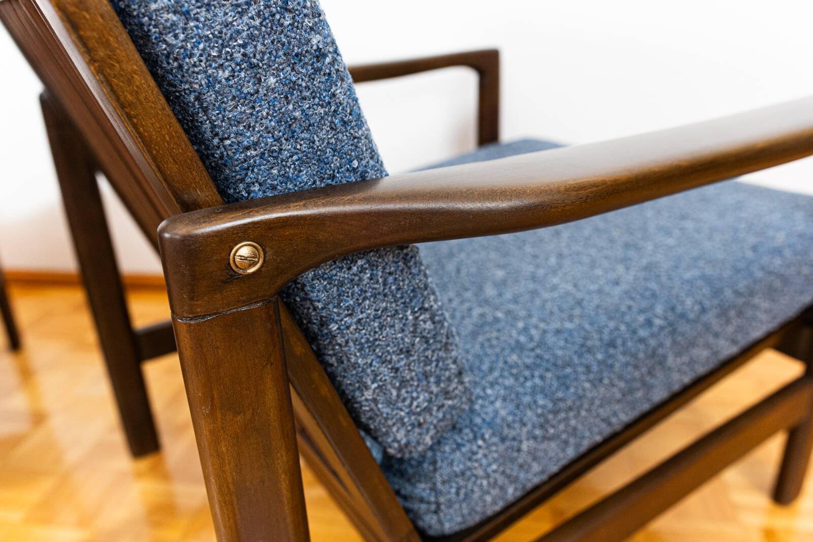 Pair of mid century armchairs "b7522 " by Zenon Bączyk,  Poland, 1960's