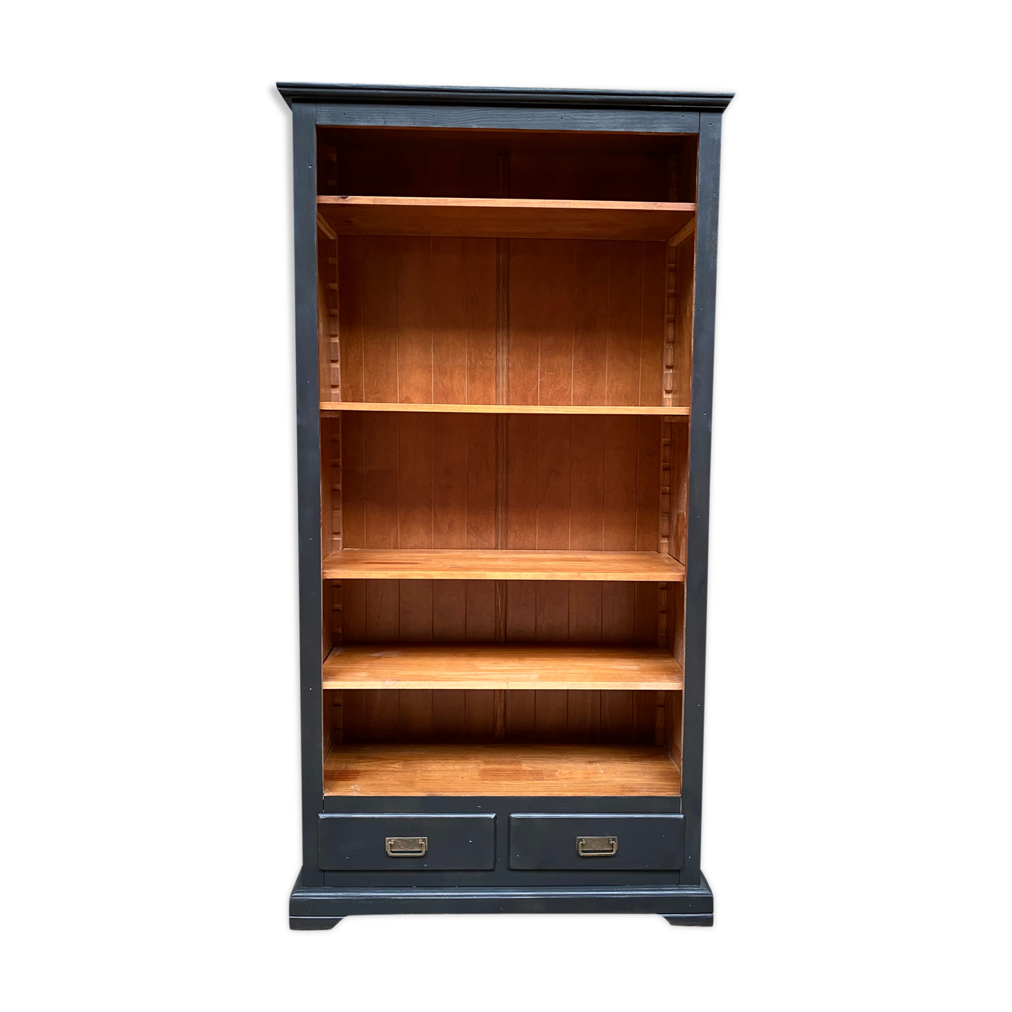 Wooden Library - Black Velvet