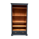 Bibliotheque bois & noir velours