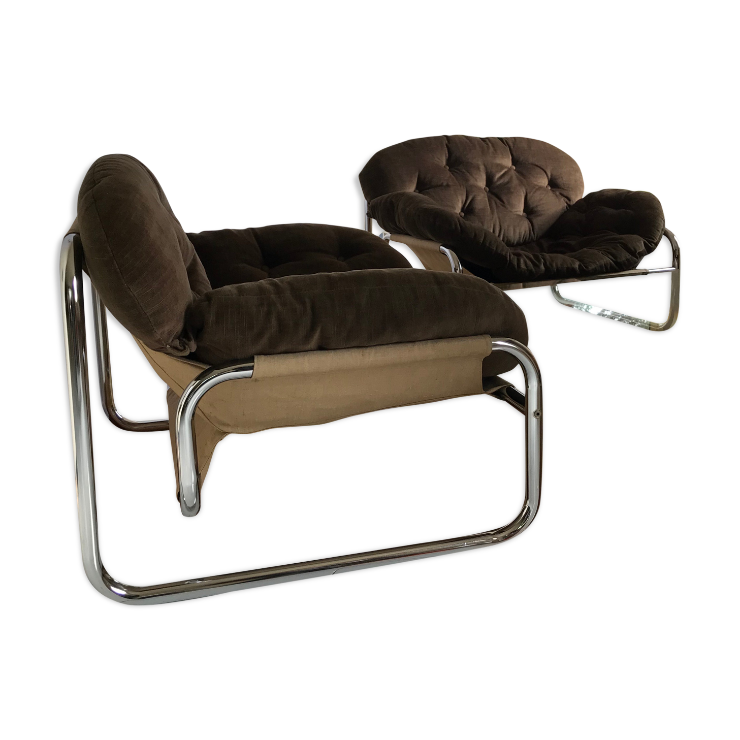 Pair of armchairs by John Bertil Häggström for Swed-Form, 70s