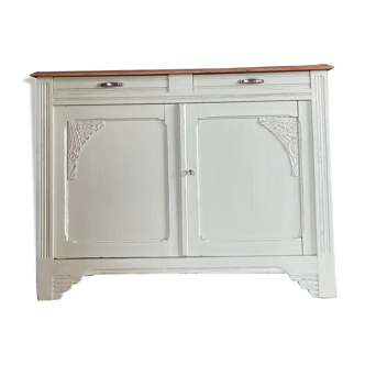 green vintage buffet