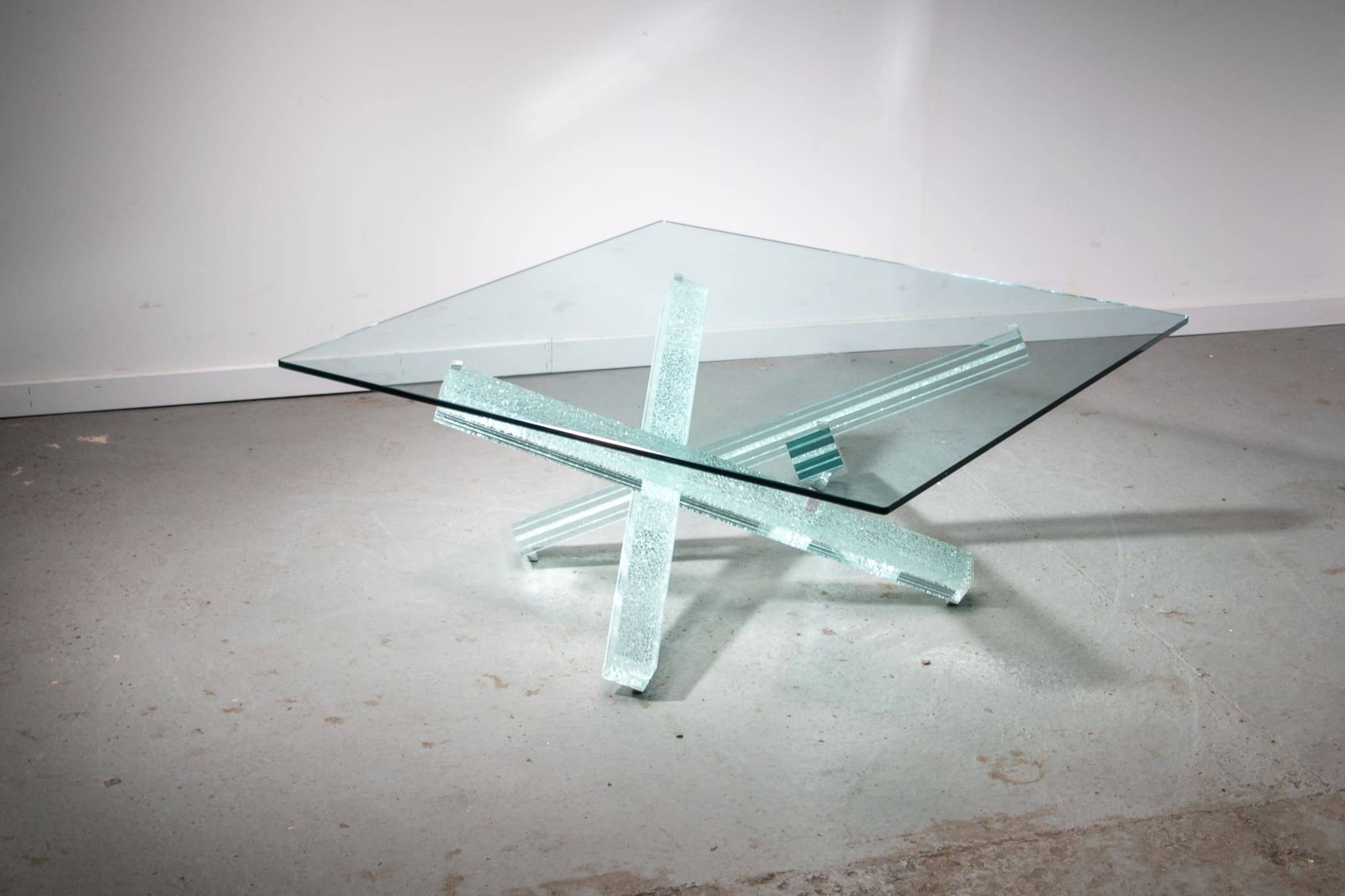 Table basse Mikado conçue par Maurice Barilone pour Roche Bobois