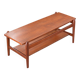 Vintage teak coffee table with reversible top