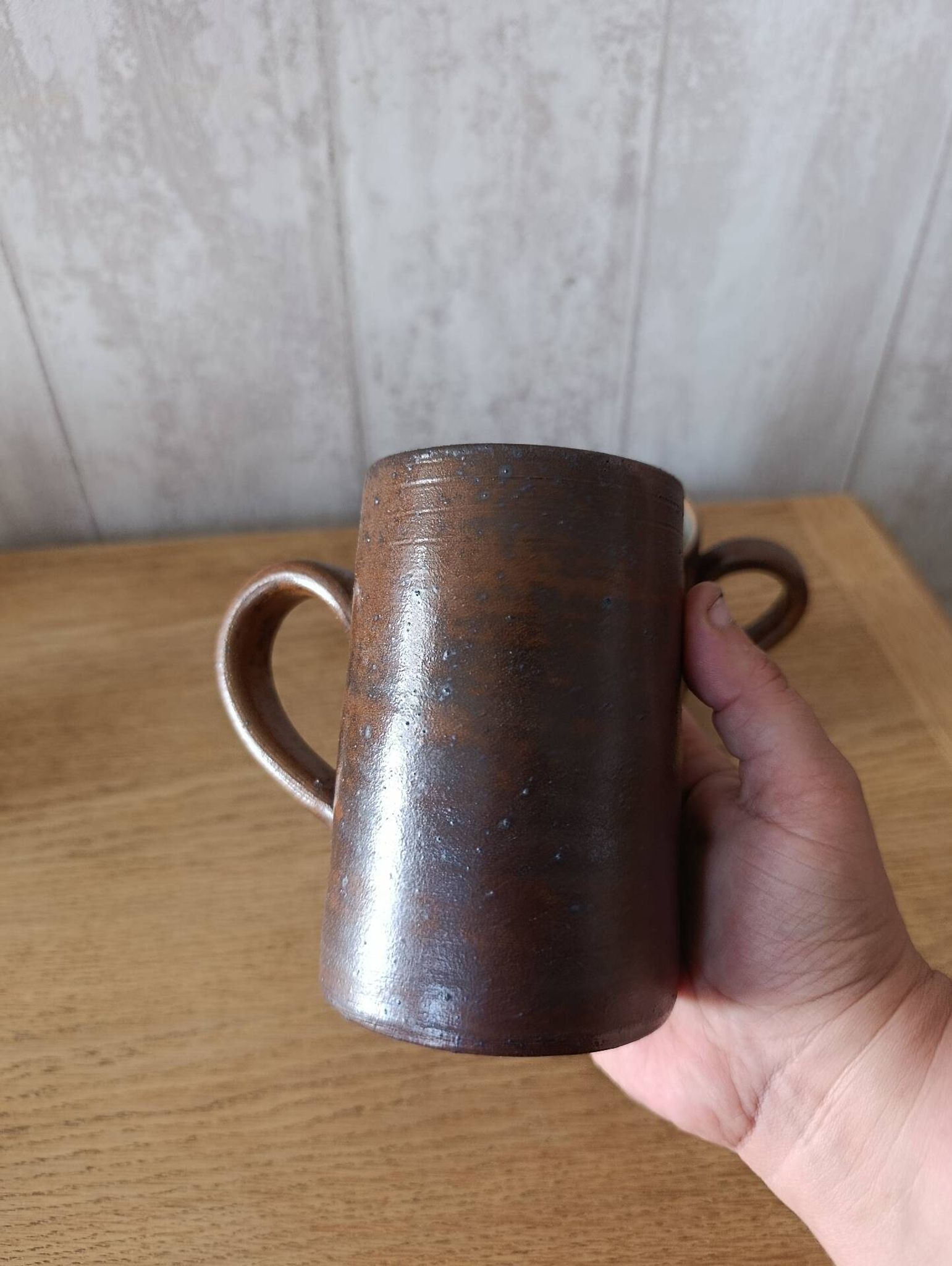 Mugs en grès de Puisaye grand format
