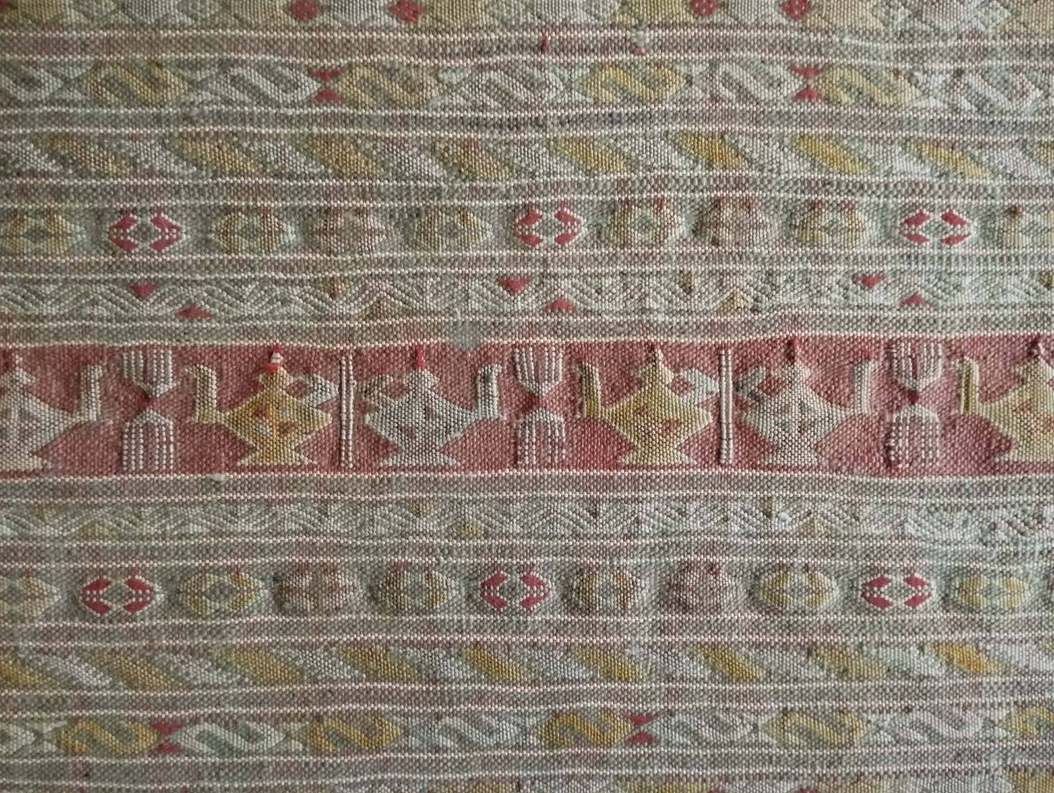 Handmade Berber Kilim Zemmour 187x115cm