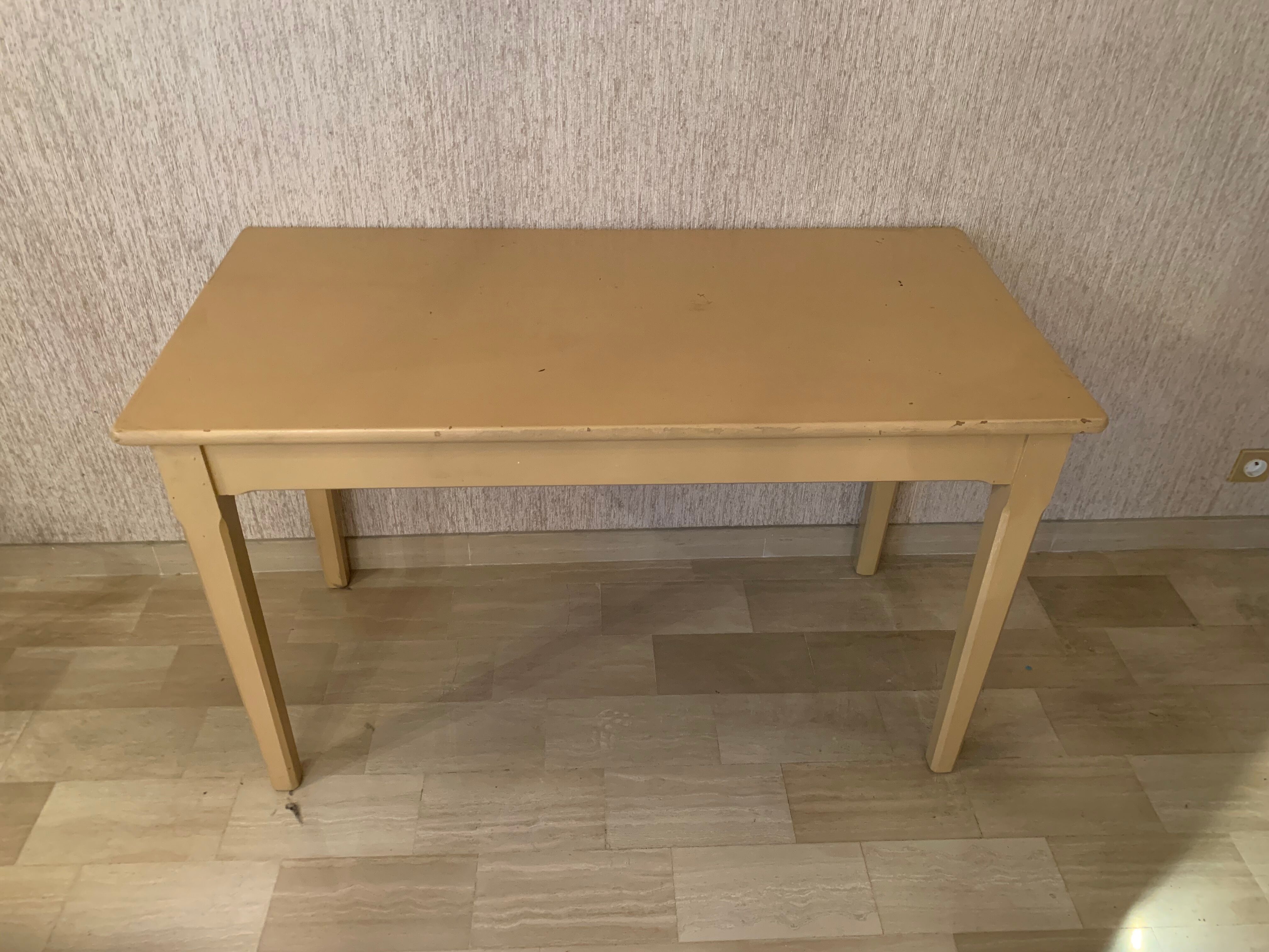 Old painted wooden table