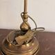 Banker's Desk Lamp Swan Neck Opaline Green