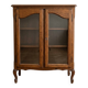 Small low Louis XV wooden display cabinet.
