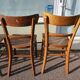 Lot de 6 chaises en bois de bistrot