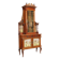 Antique Art Nouveau display cabinet in mahogany, Italy, 19th century.