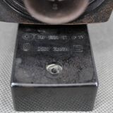 Mid-century Bakelite and opaline glass wall light, Czechoslovakia 1960s