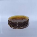 Vereco tableware (Daisy model) smoked glass