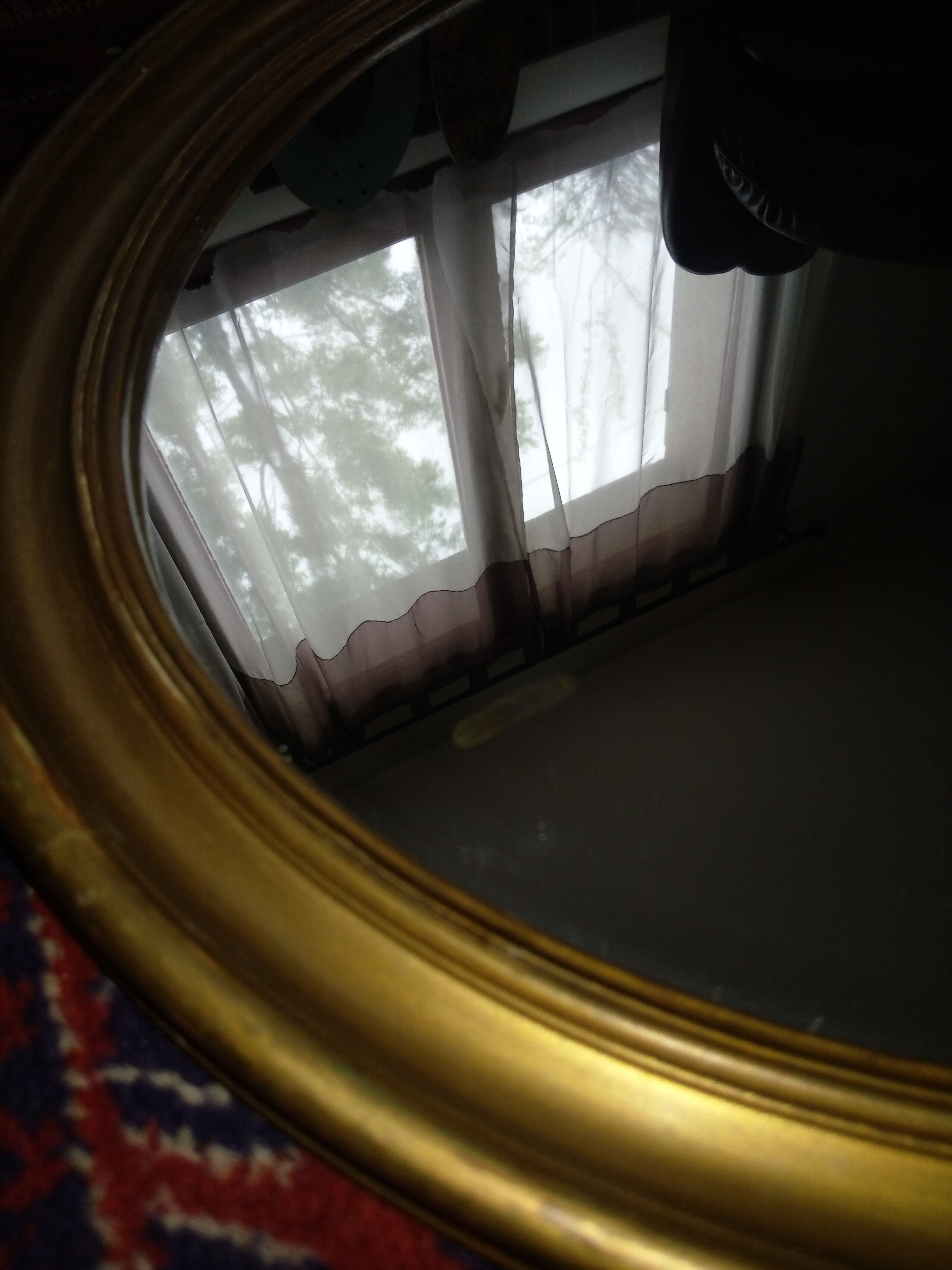 Oval mirror Louis XVI style