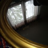 Miroir ovale style Louis XVI