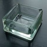 Vintage glass paved ashtray