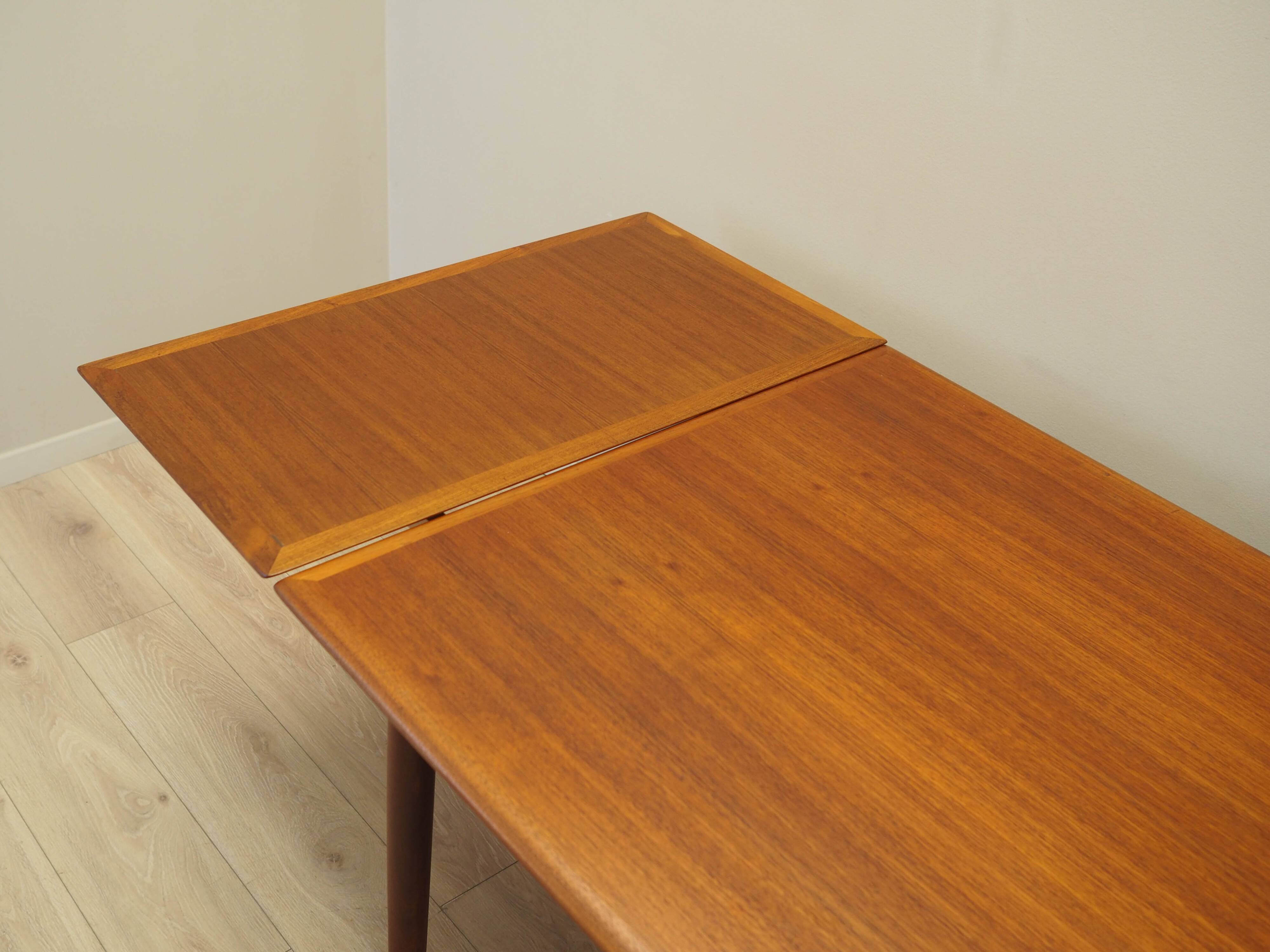 Teak table, Danish design, 1970s, production: Denmark