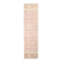 3x12 nuances de tapis de coureur persan rose pâle, 92x371cm