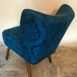 Vintage cocktail chair feet compass 1960's