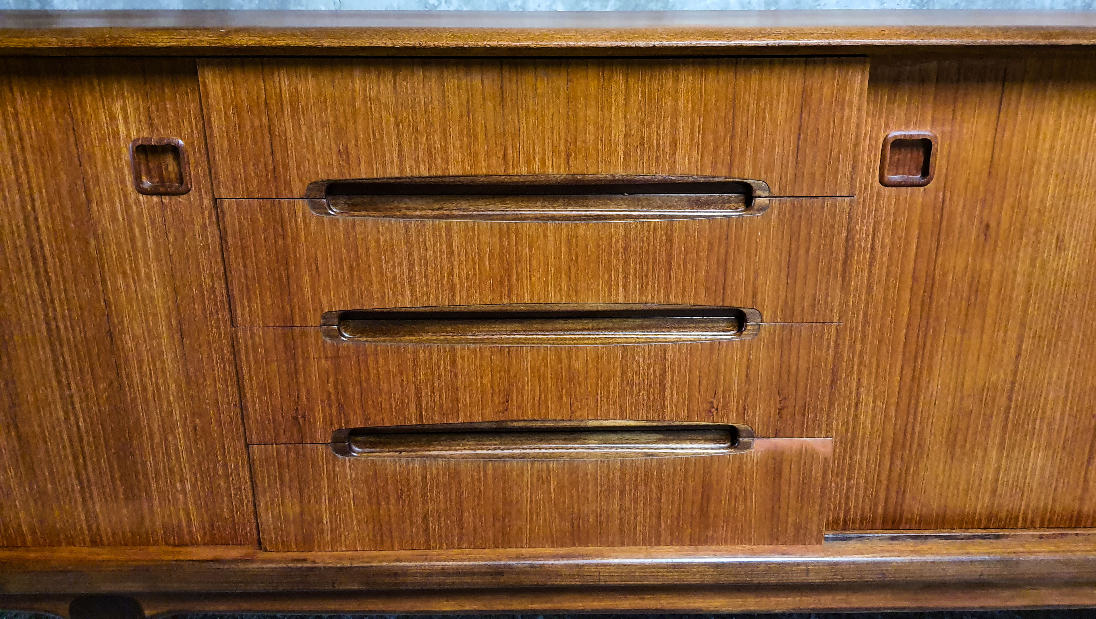 Scandinavian sideboard enfilade in teak