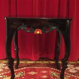 Black lacquered console