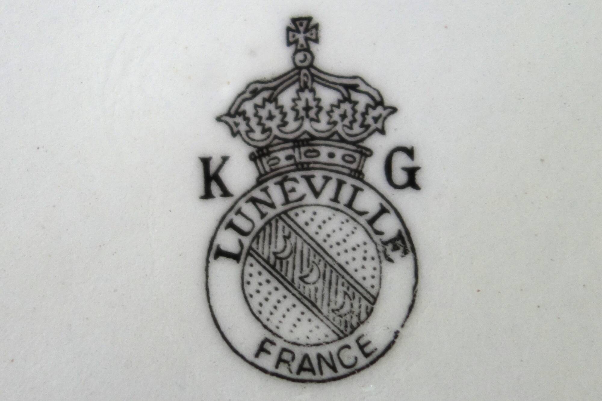 Vintage Luneville KG dessert service