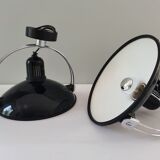 Pair of metal wall lamps 70s