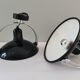Pair of metal wall lamps 70s