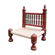 Traditional Antique Indian Low Chair