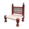 Traditional Antique Indian Low Chair