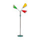 Vintage metal floor lamp published by Lidokov, circa 1960