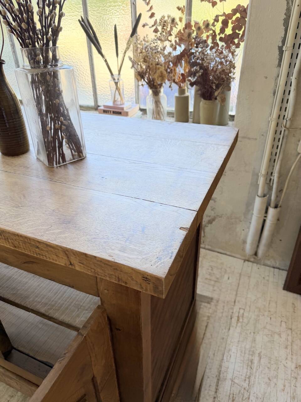 Rustic sideboard XXL 4m solid oak 1950