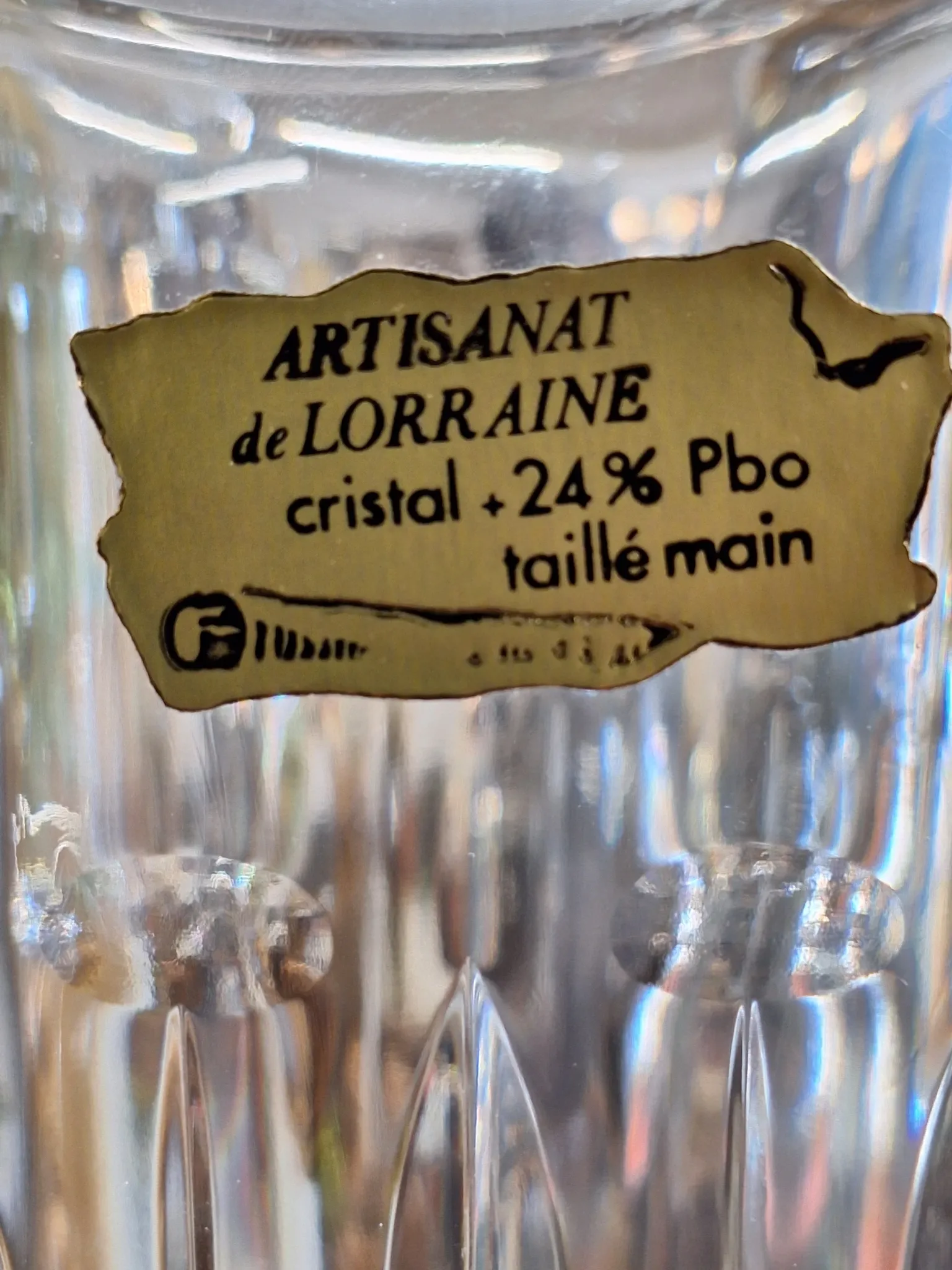 Crystal water jug