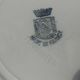 Set of eight ironstone soup plates from the Saint Amand earthenware factory