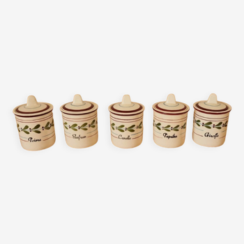 Faïencerie Redon spice pots