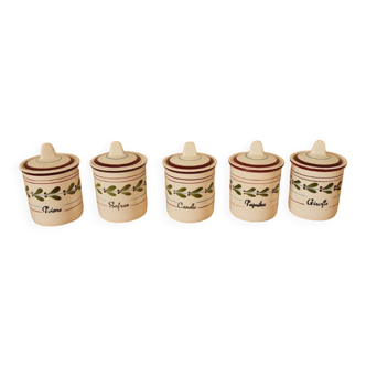 Faïencerie Redon spice pots