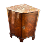 Migeon corner buffet stamped in Louis XV period marquetry