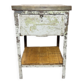 Commode en fer industriel gris, années 1950