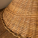 Vintage wicker lampshade
